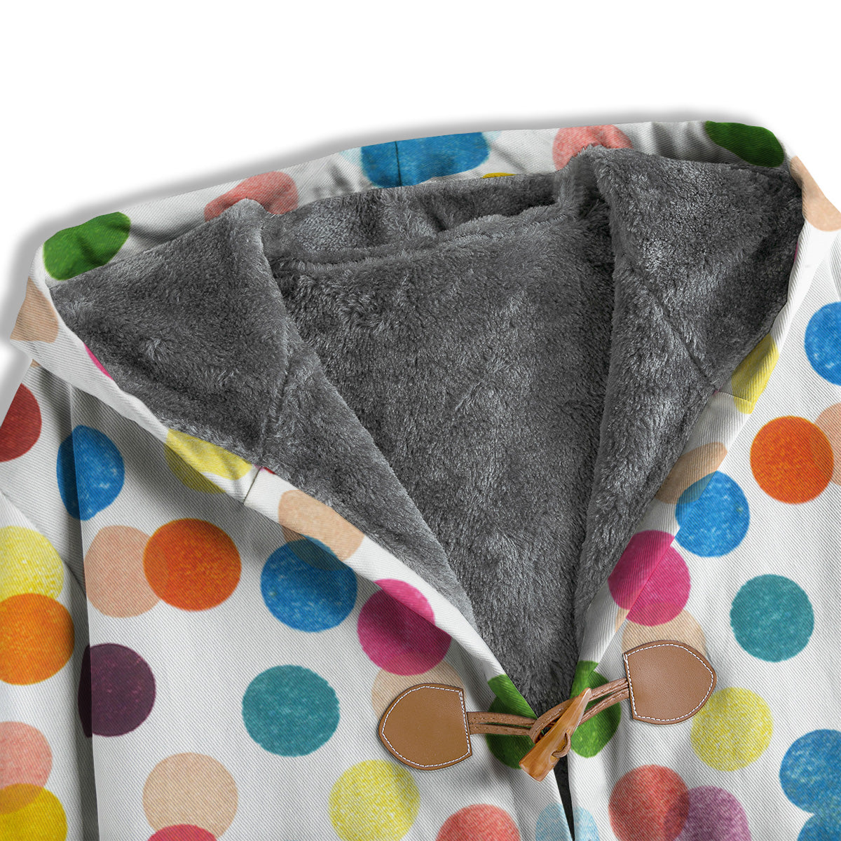 Abstract Colorful Polka Dots Print Pattern Men's Windbreaker Jacket-grizzshop