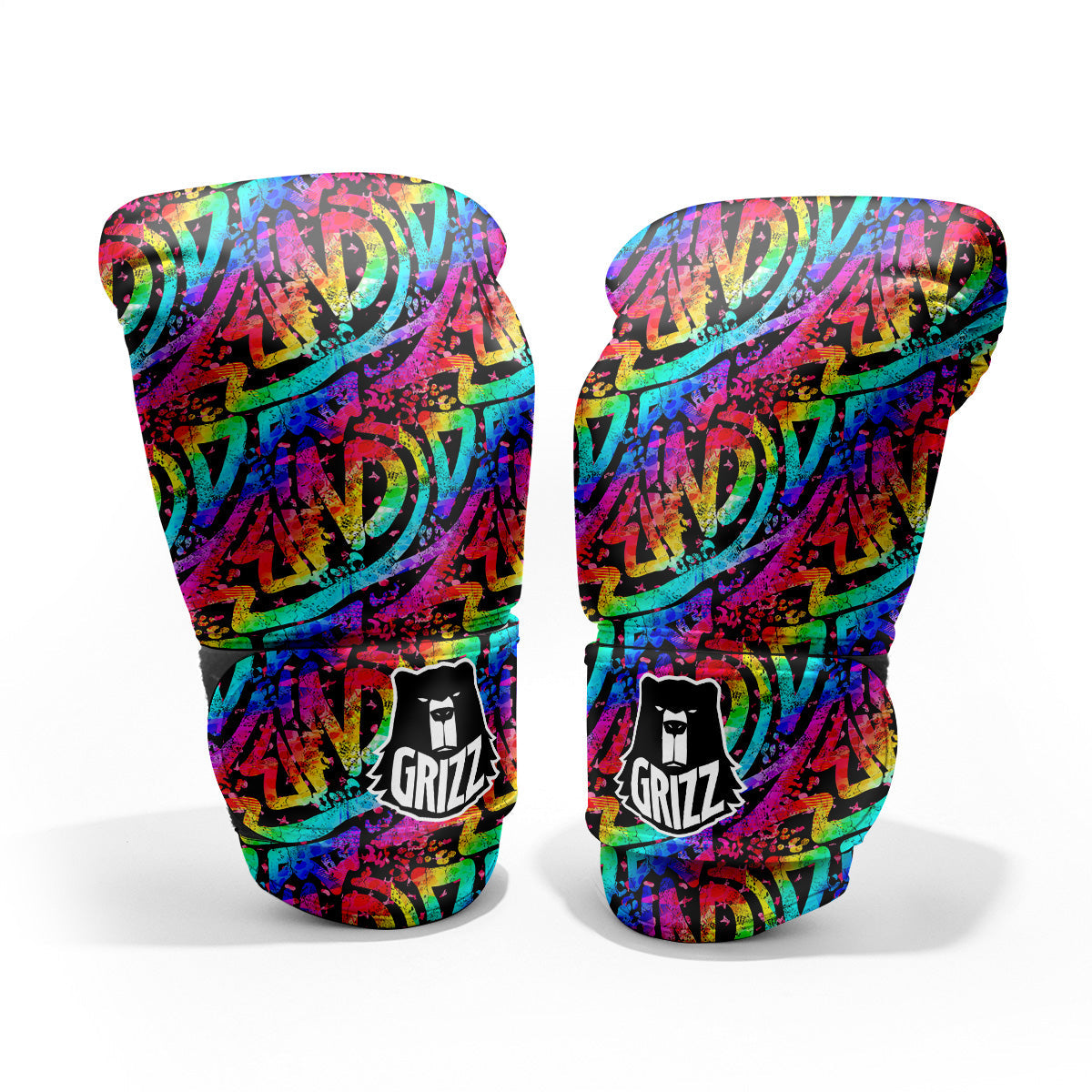 Abstract Graffiti Colorful Paint Print Pattern Pro Boxing Glove