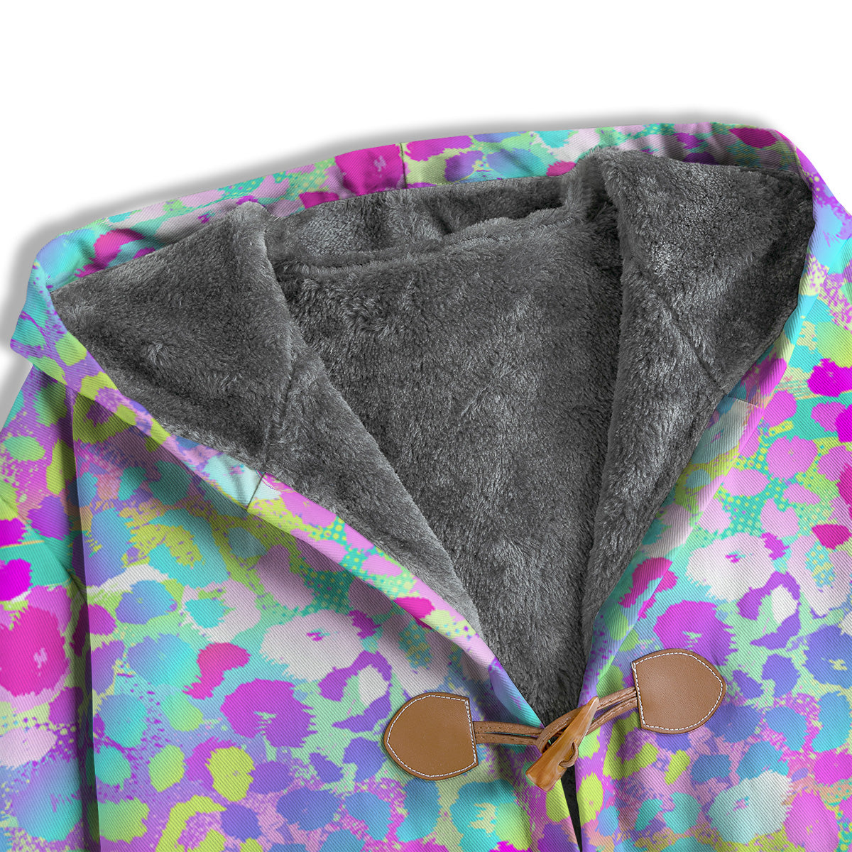 Abstract Leopard Tropical Pastel Print Pattern Men's Windbreaker Jacket-grizzshop