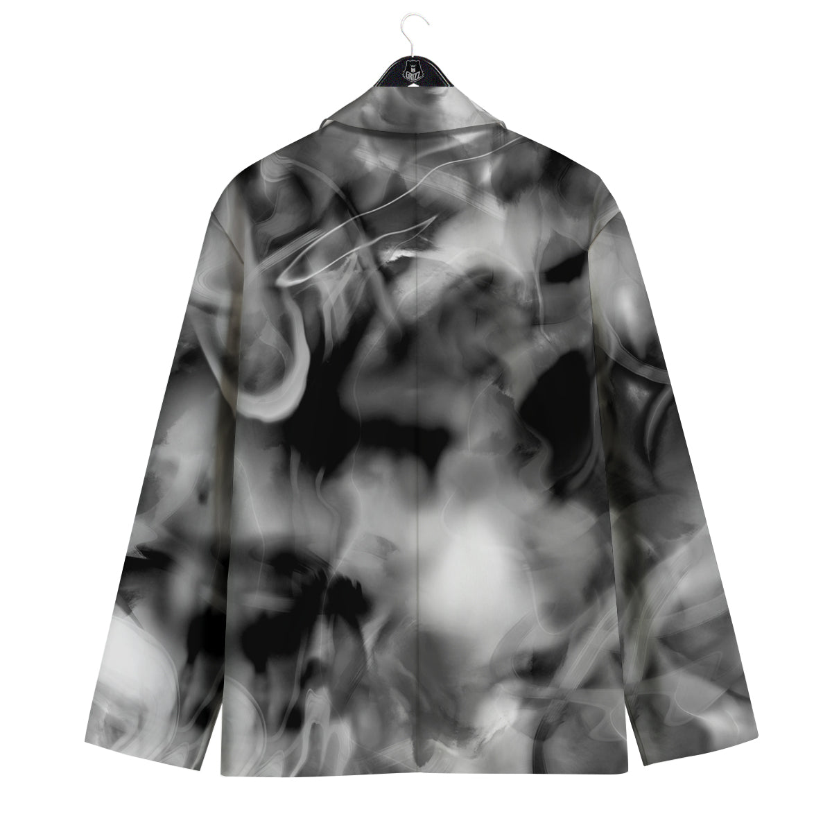 Abstract Psychedelic Liquid Smoke Print Men's Sport Coat-grizzshop