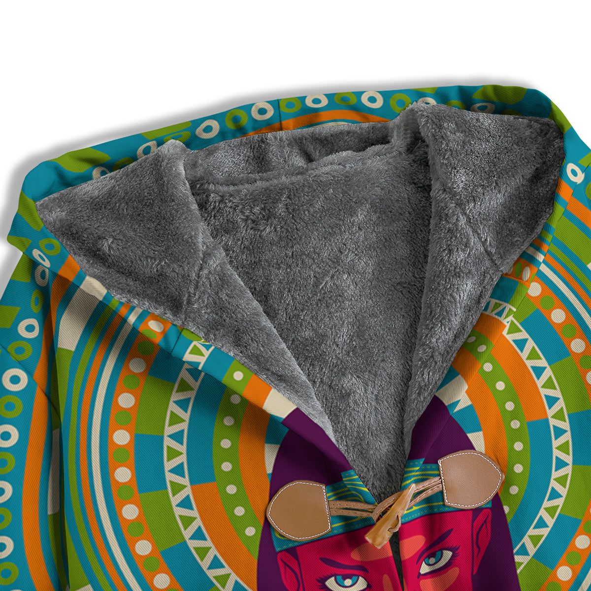 Abstract Psychedelic Women Print Men's Windbreaker Jacket-grizzshop