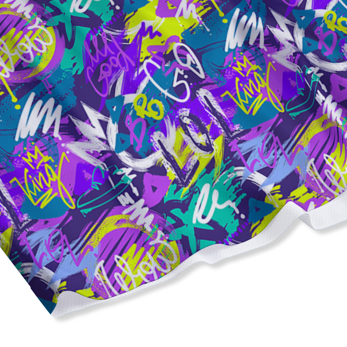 Ballet Dancing Print Pattern Mesh Shorts