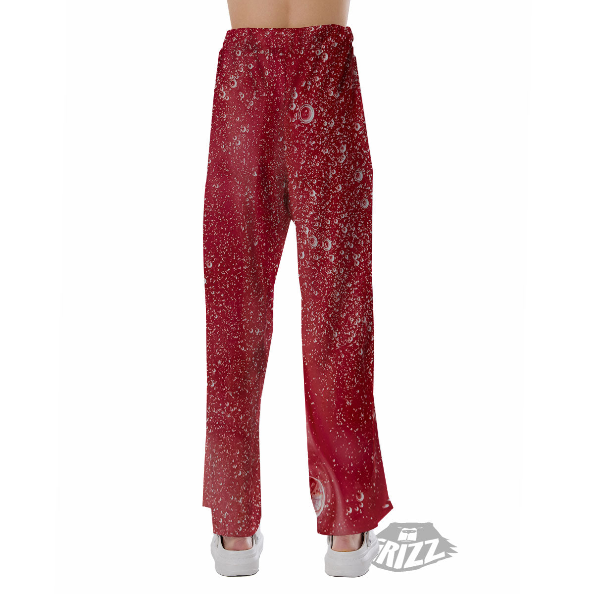 Abstract Red Liquid Pajama Pants-grizzshop