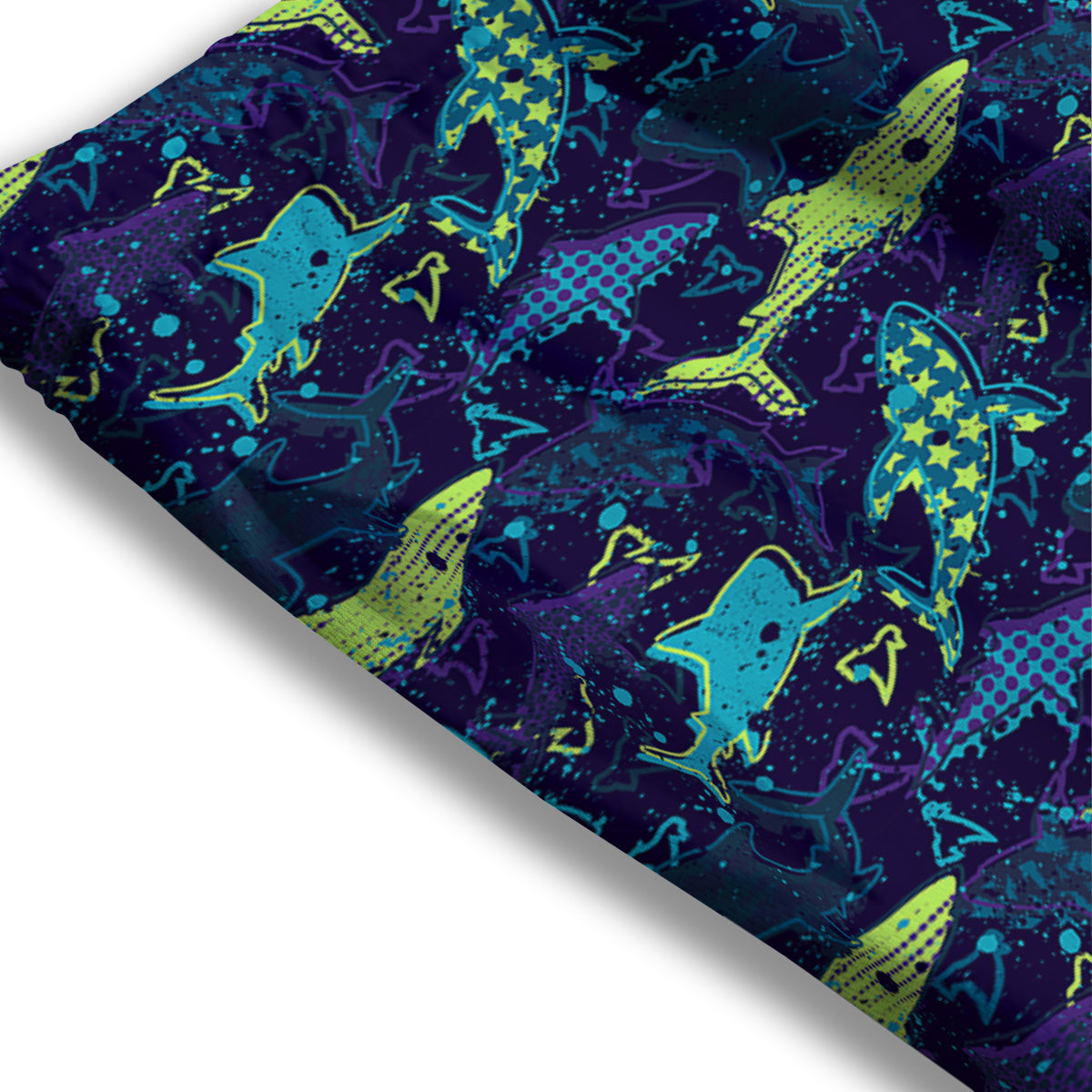 Banana Tropical Green Print Pattern Mesh Shorts