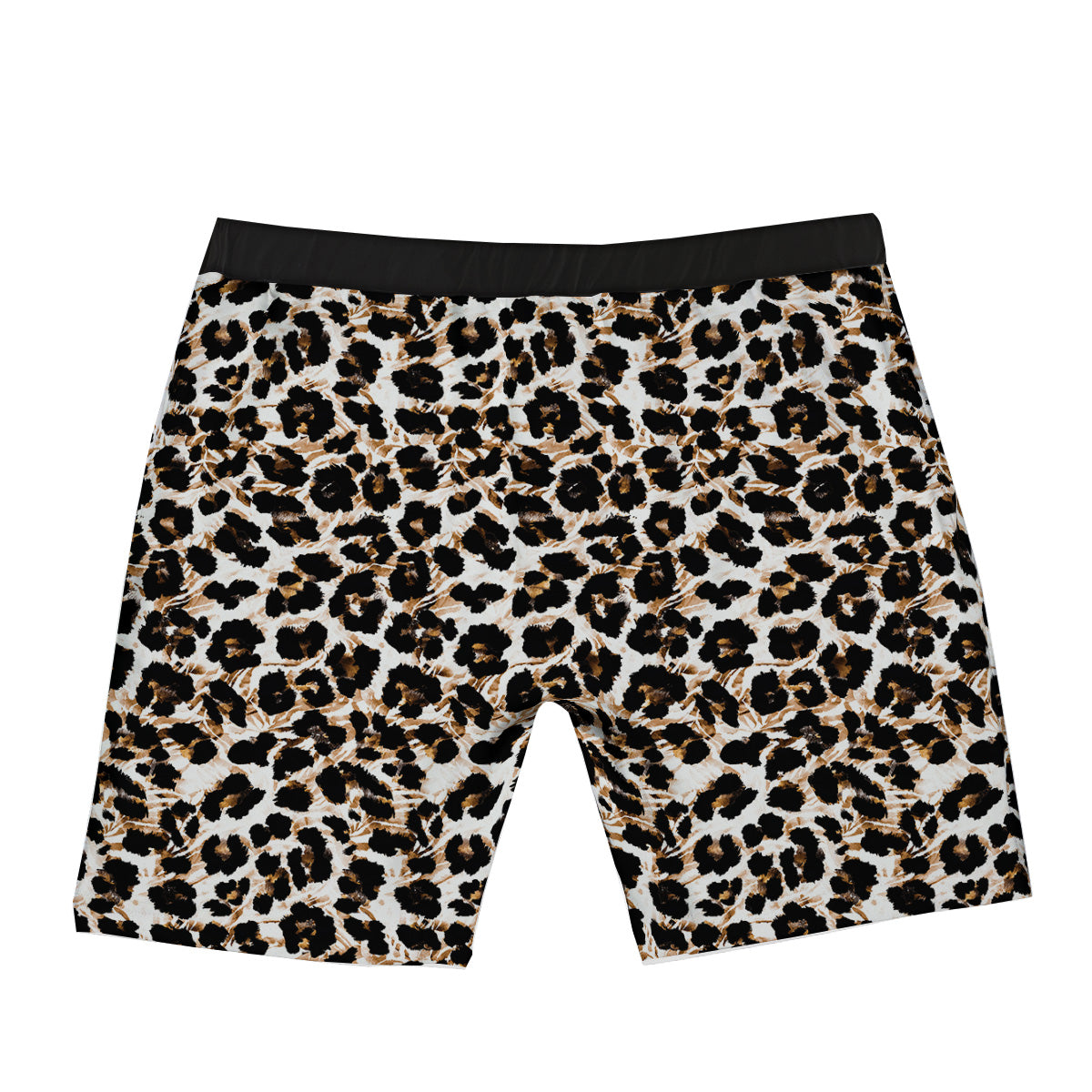 Abstract Watercolor Leopard Print Pattern Boxer Briefs-grizzshop