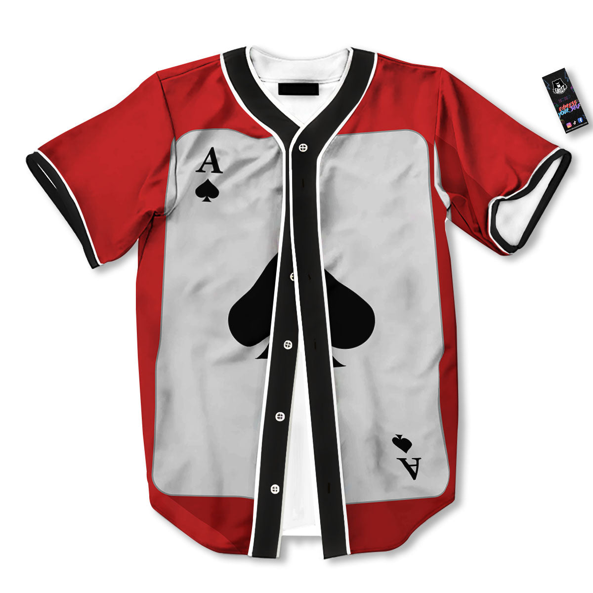Ace Cards Print Baseball Jersey-grizzshop