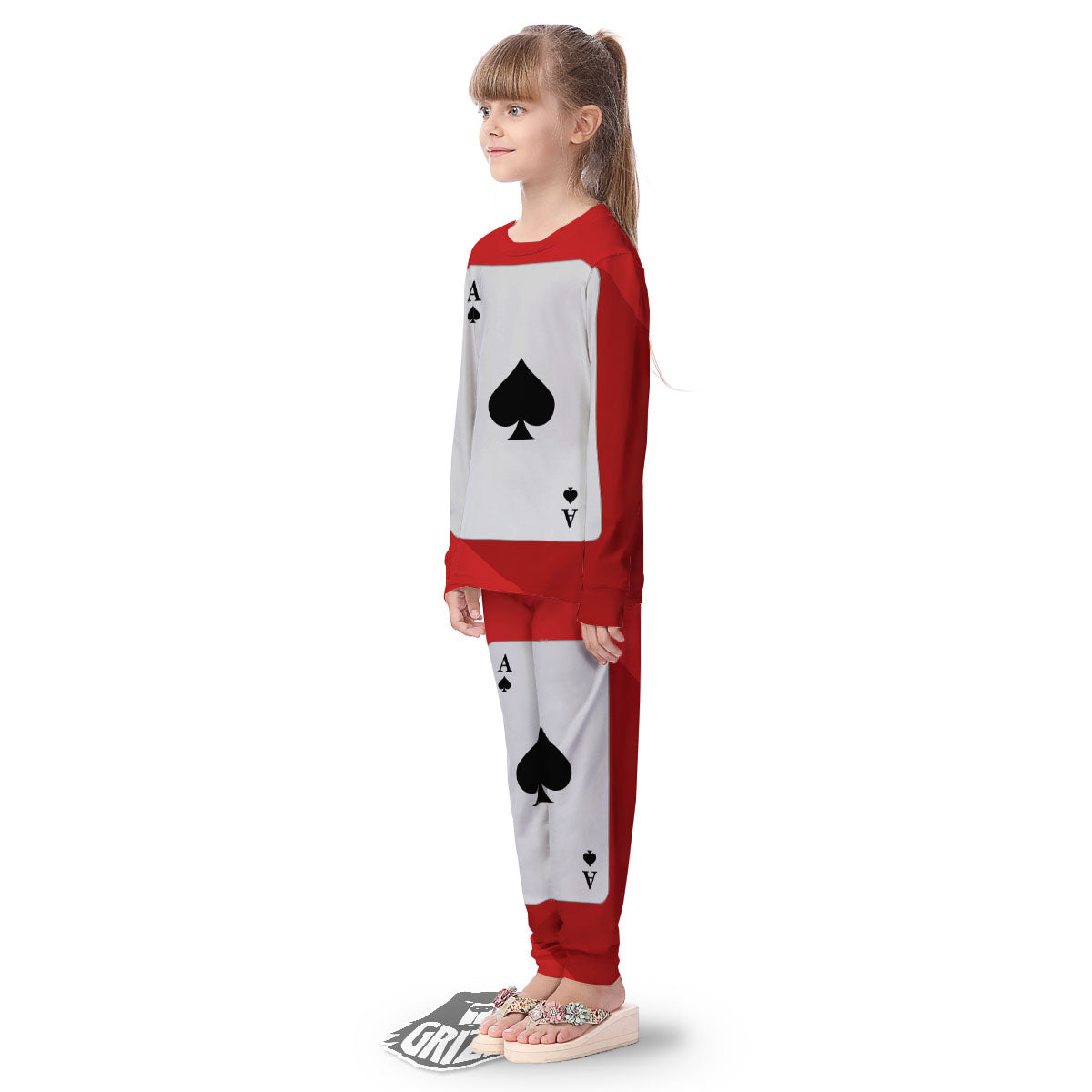 Ace Cards Print Kid's Pajamas-grizzshop