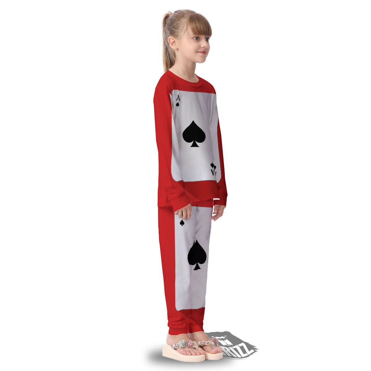 Ace Cards Print Kid's Pajamas-grizzshop