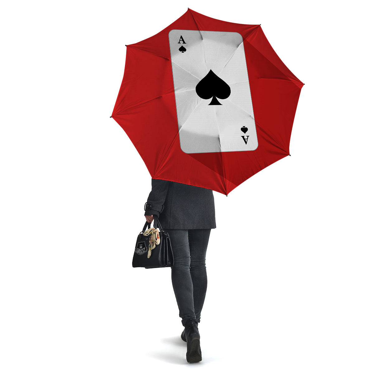 Ace Cards Print Umbrella-grizzshop