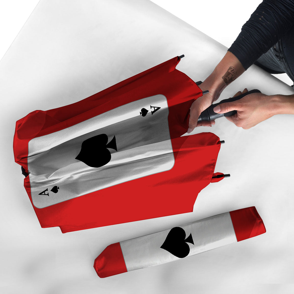 Ace Cards Print Umbrella-grizzshop