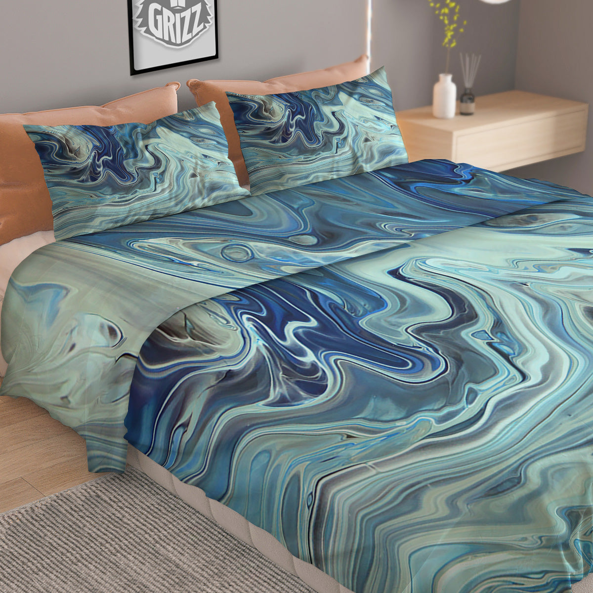 African Ethnic Girl Print Duvet Cover Bedding Set