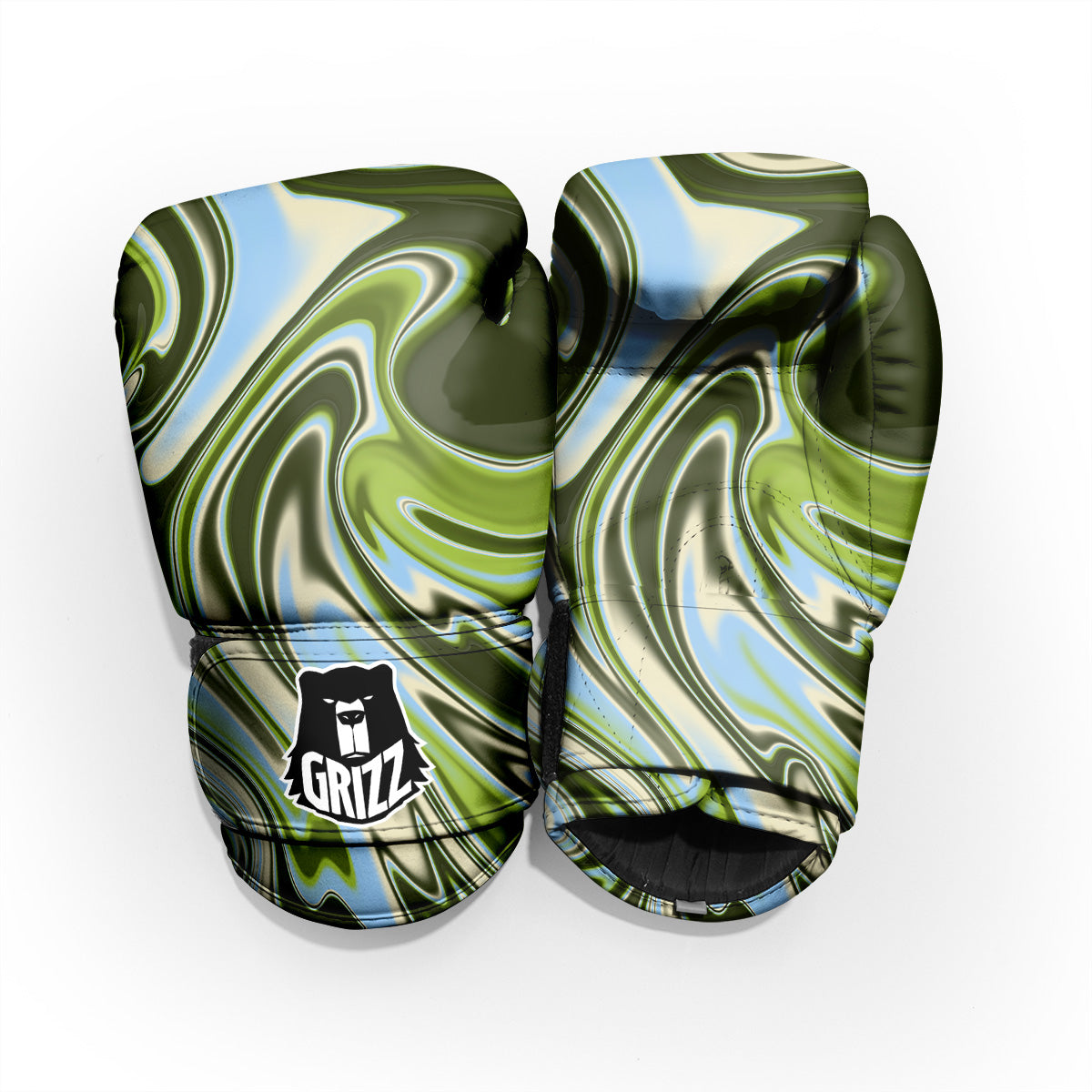Acid Melt Green Print Pro Boxing Glove