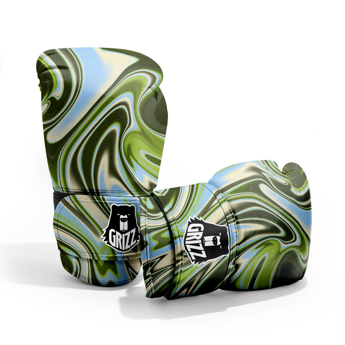 Acid Melt Green Print Pro Boxing Glove