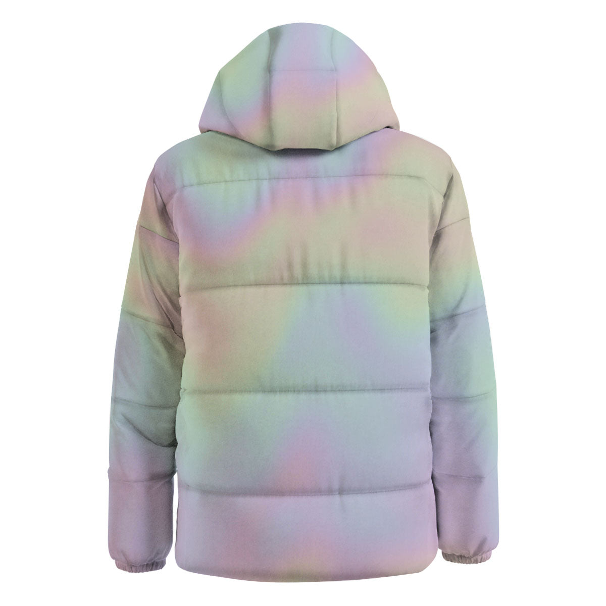 Acid Melt Pastel Print Down Jacket-grizzshop