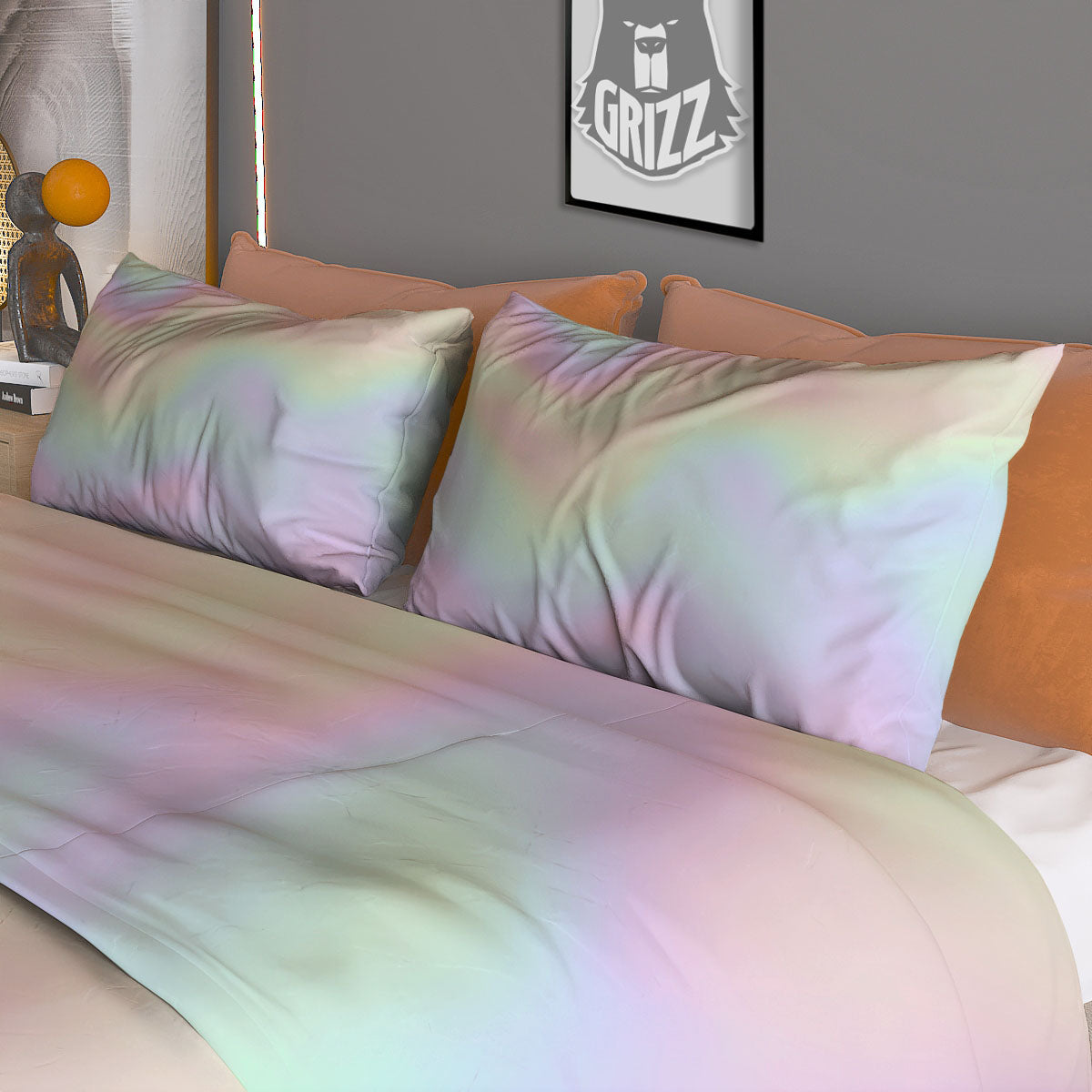 Acid Melt Pastel Print Duvet Cover Bedding Set