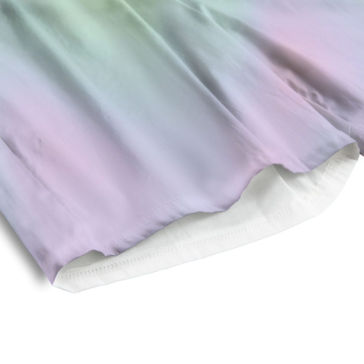 Acid Melt Pastel Print Men's Athletic Shorts