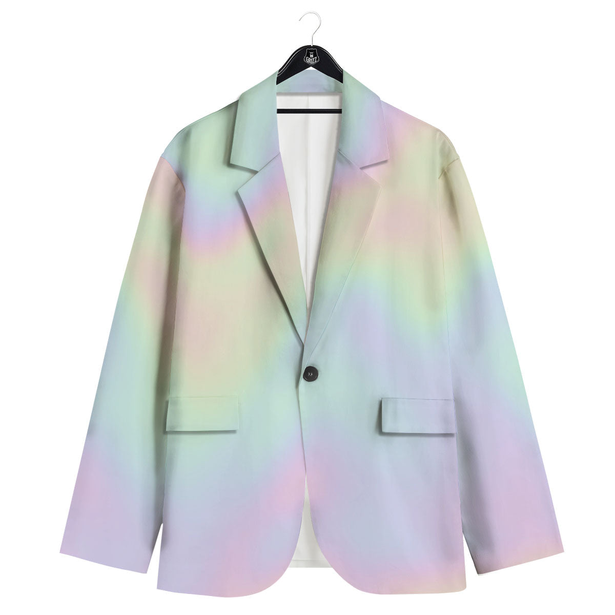 Acid Melt Pastel Print Men's Sport Coat-grizzshop