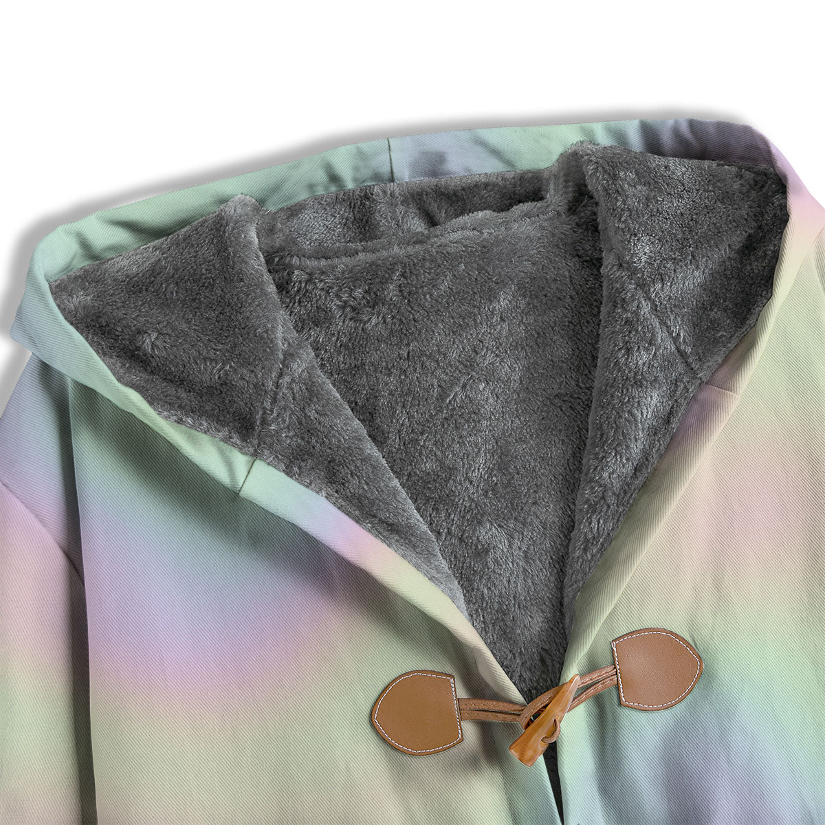 Acid Melt Pastel Print Men's Windbreaker Jacket-grizzshop