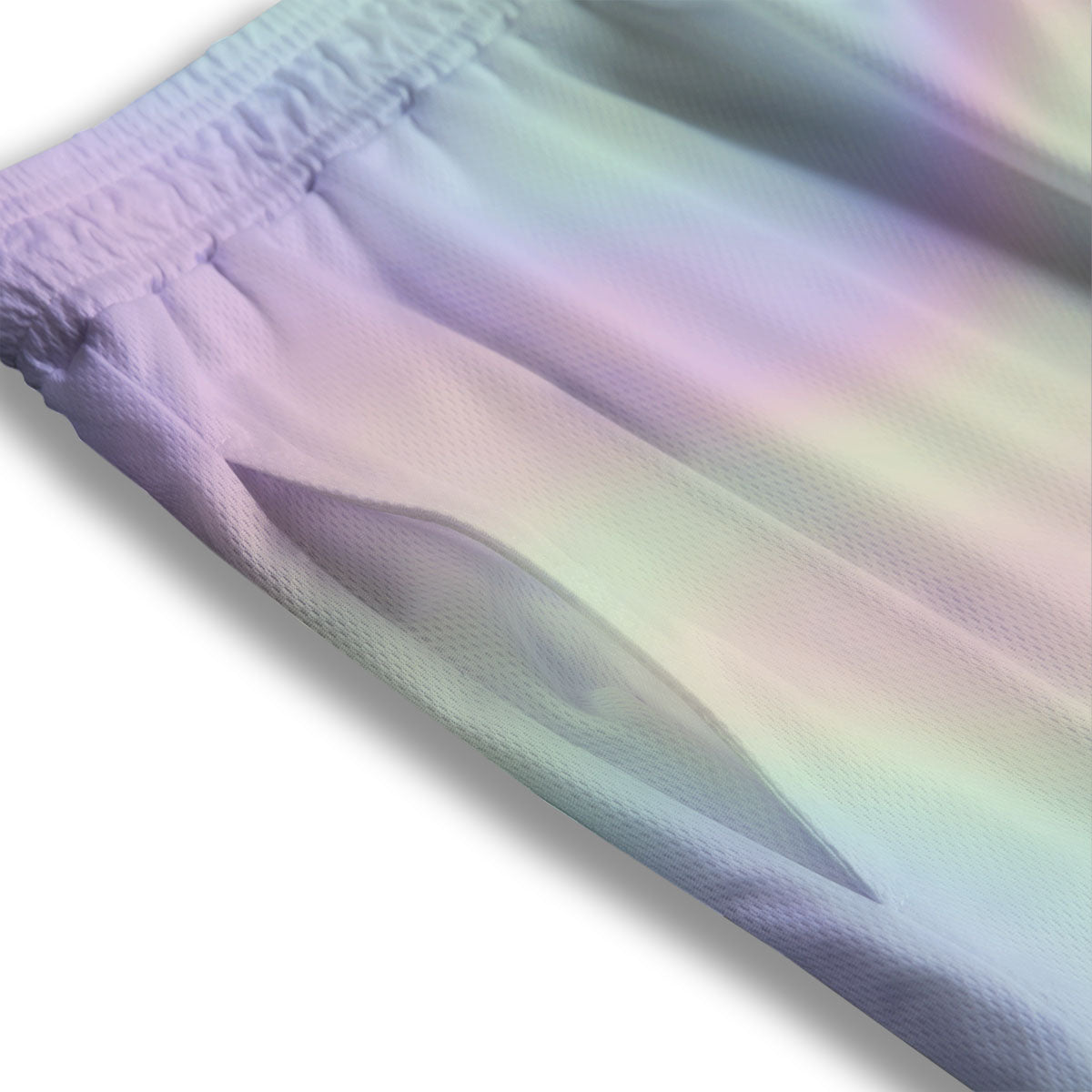 Acid Melt Pastel Print Mesh Shorts