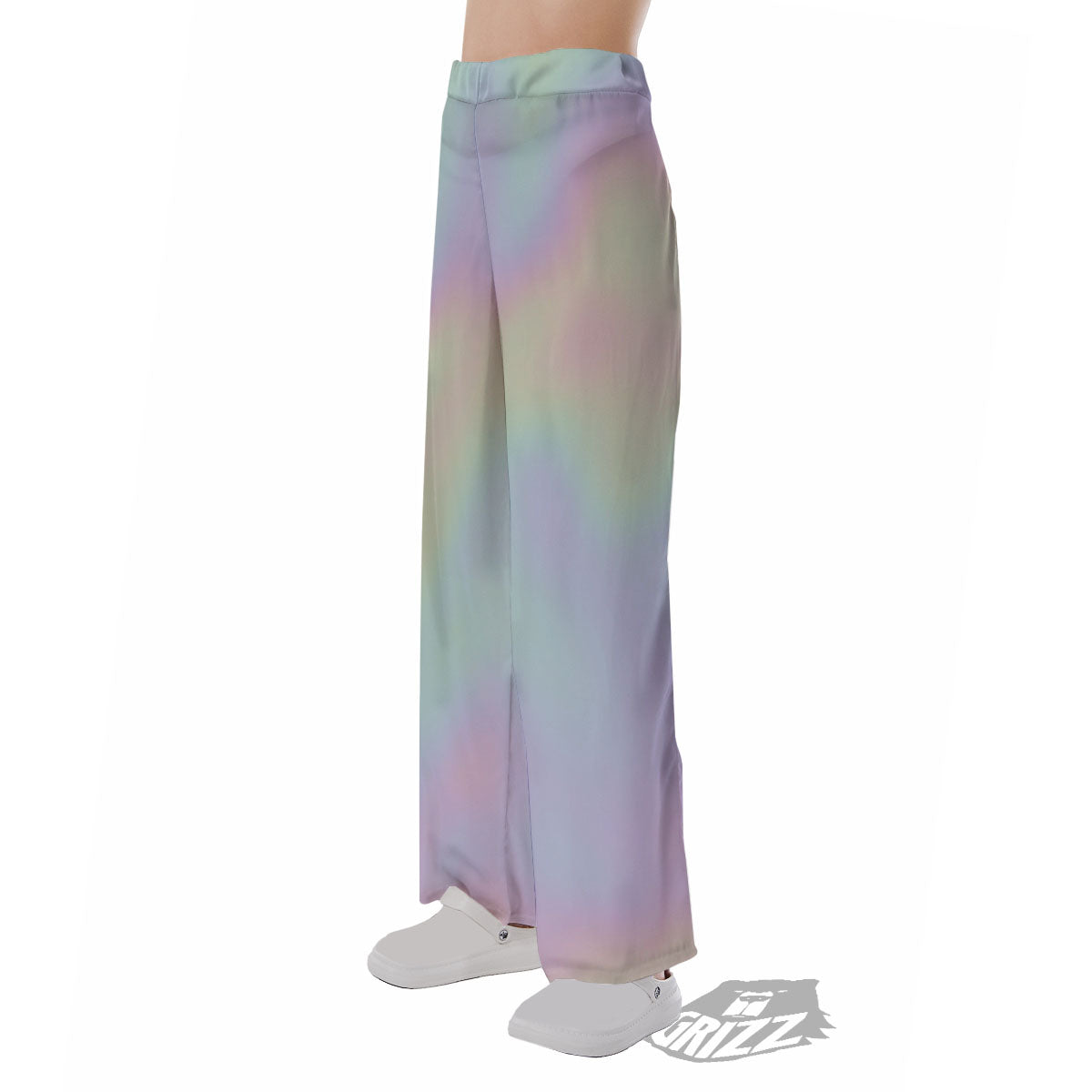 Acid Melt Pastel Print Pajama Pants-grizzshop