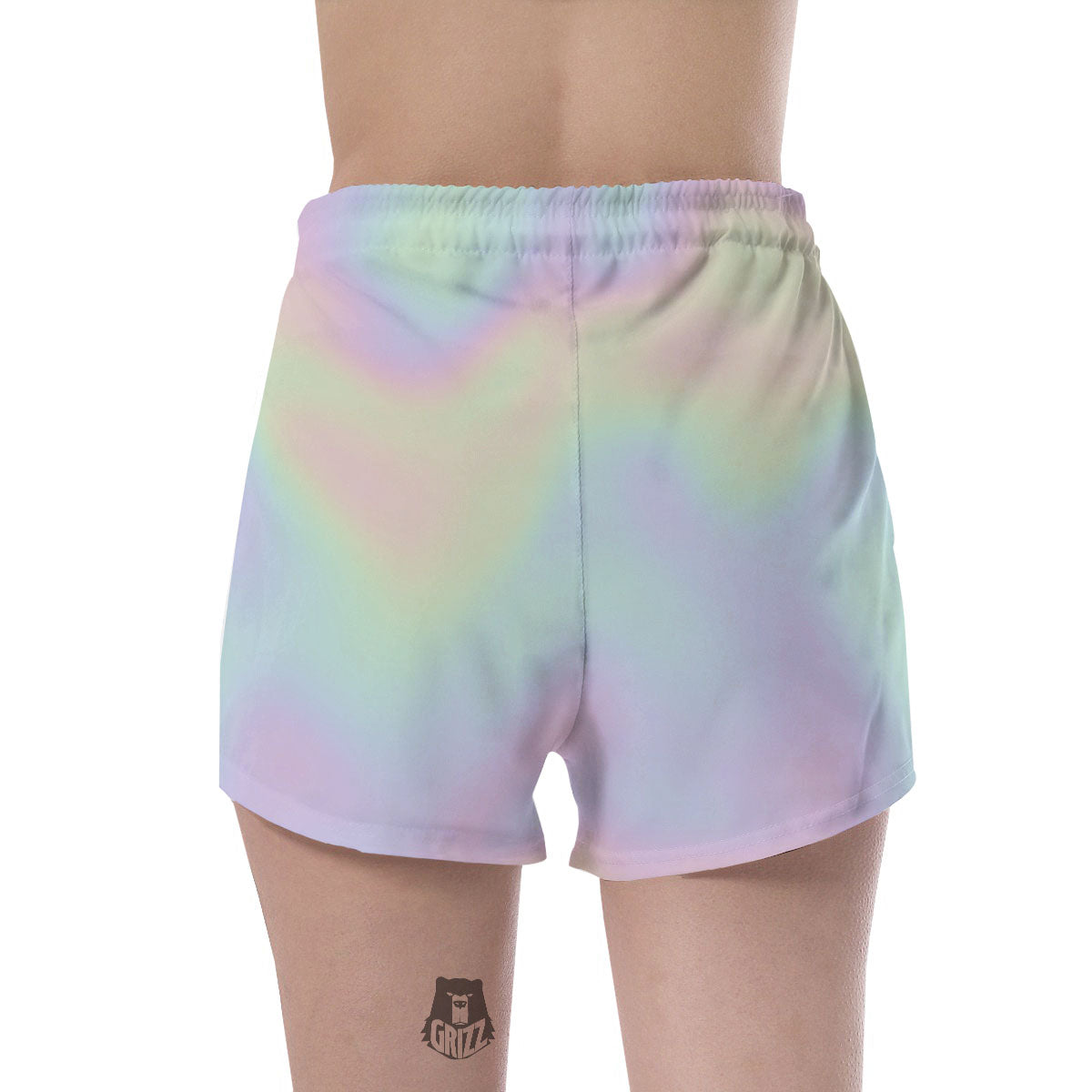 Acid Melt Pastel Print Women's Shorts-grizzshop