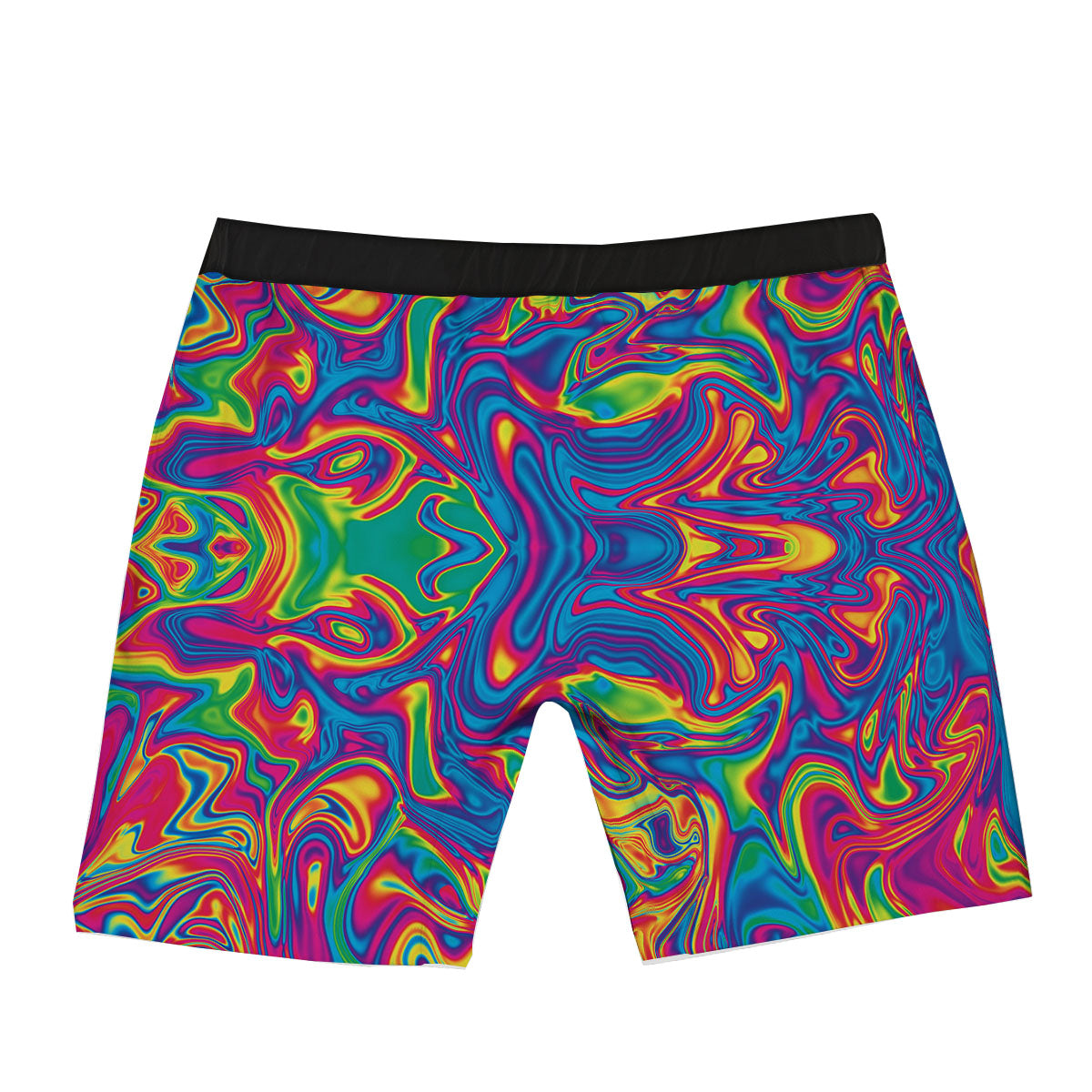 Acid Psychedelic Print Pattern Boxer Briefs-grizzshop