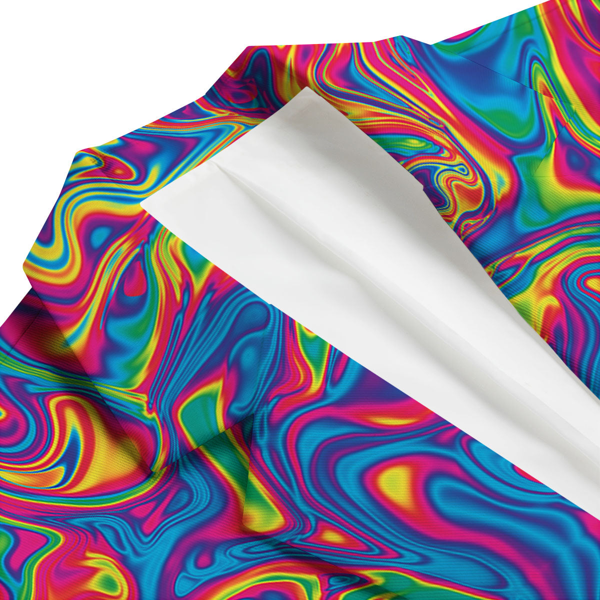 Acid Psychedelic Print Pattern Men's Blazer-grizzshop