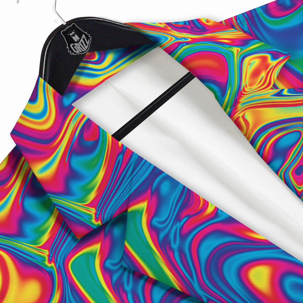 Acid Psychedelic Print Pattern Men's Sport Coat-grizzshop