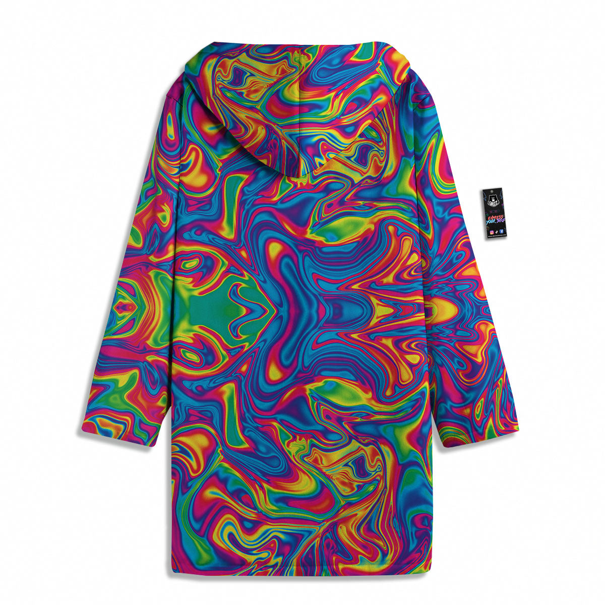 Acid Psychedelic Print Pattern Men's Windbreaker Jacket-grizzshop