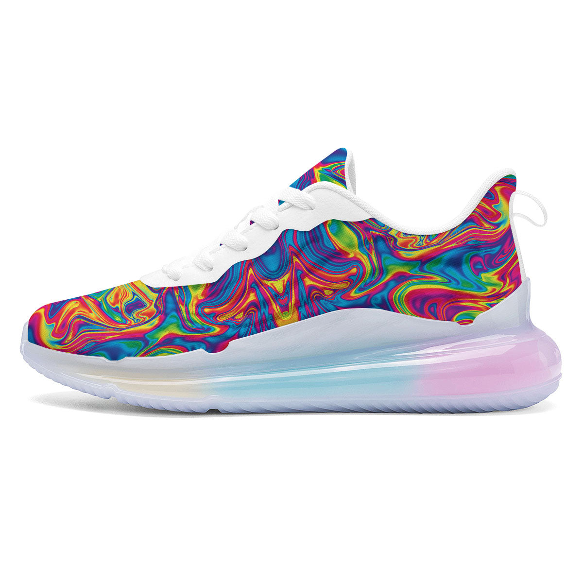 Acid Psychedelic Print Pattern Running Sneakers-grizzshop