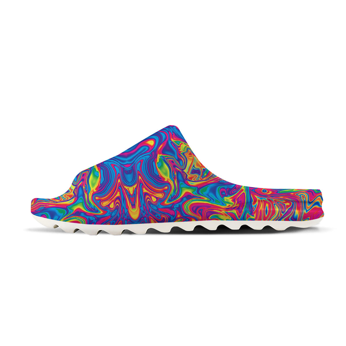 Acid Psychedelic Print Pattern Sandals-grizzshop