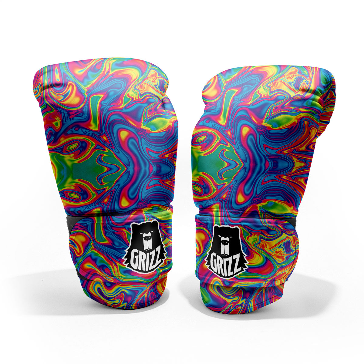 Acid Psychedelic Print Pattern Pro Boxing Glove
