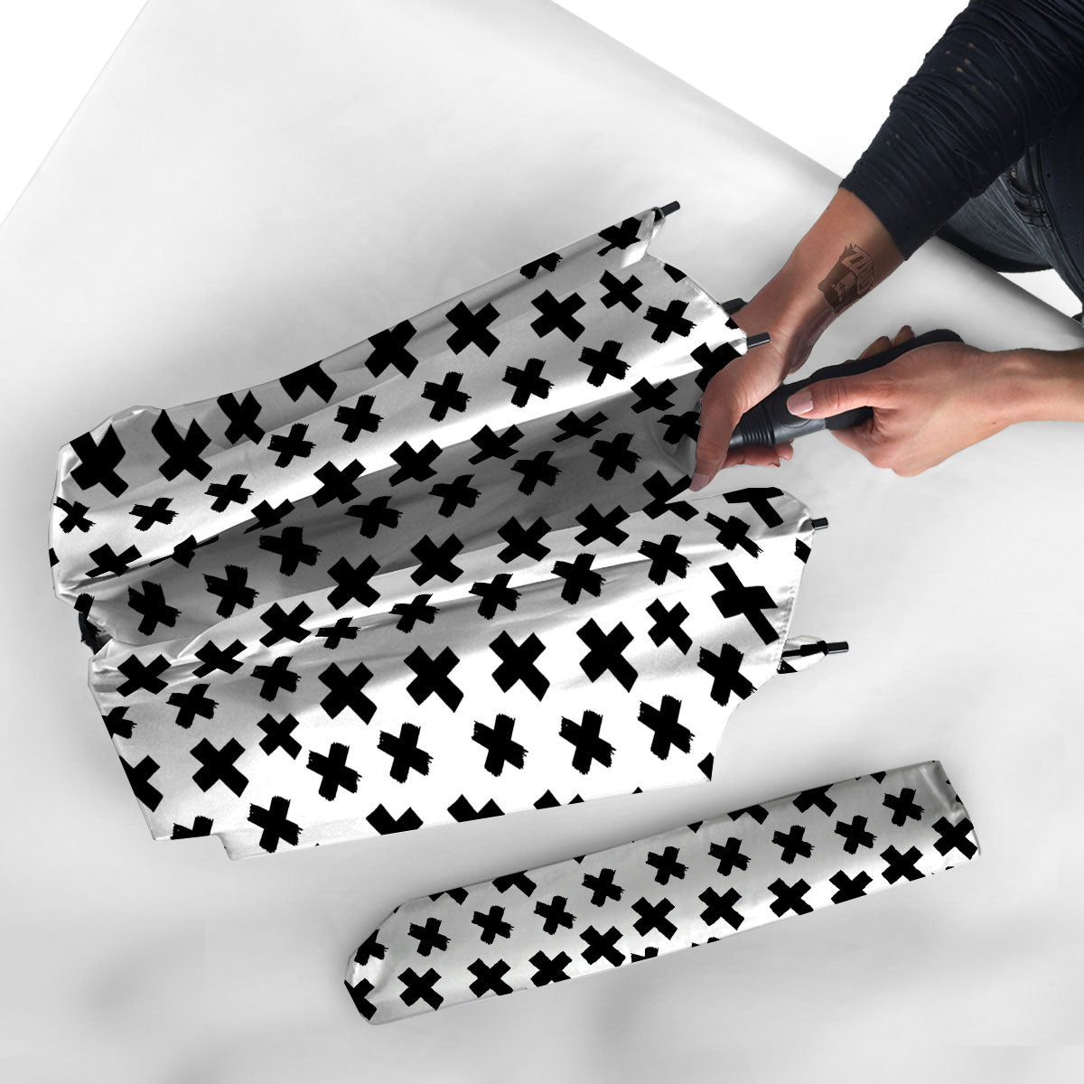 Add Sign Symbol Print Pattern Umbrella-grizzshop