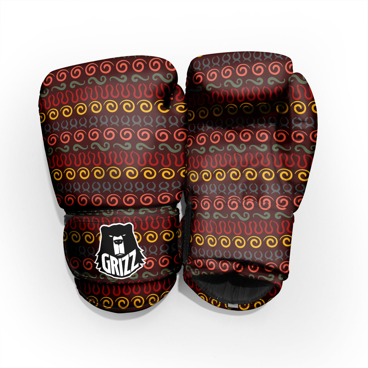 Adinkra Symbols West Print Pattern Pro Boxing Glove