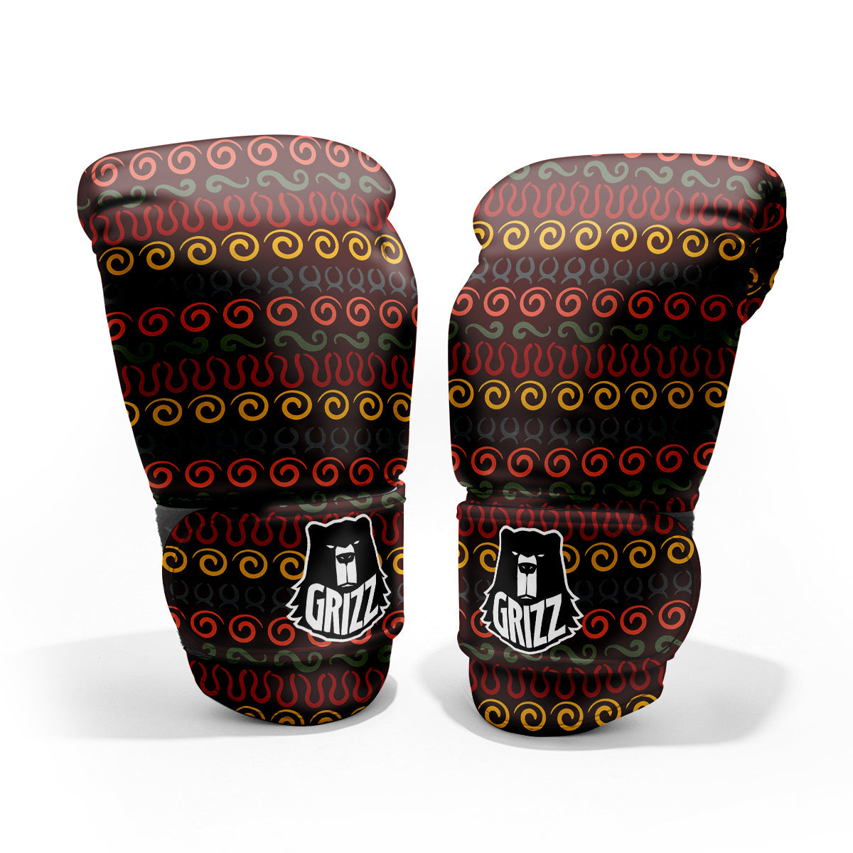 Adinkra Symbols West Print Pattern Pro Boxing Glove