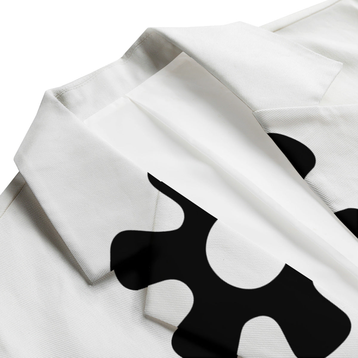 Adinkra Tribe Symbols White And Black Men's Blazer-grizzshop