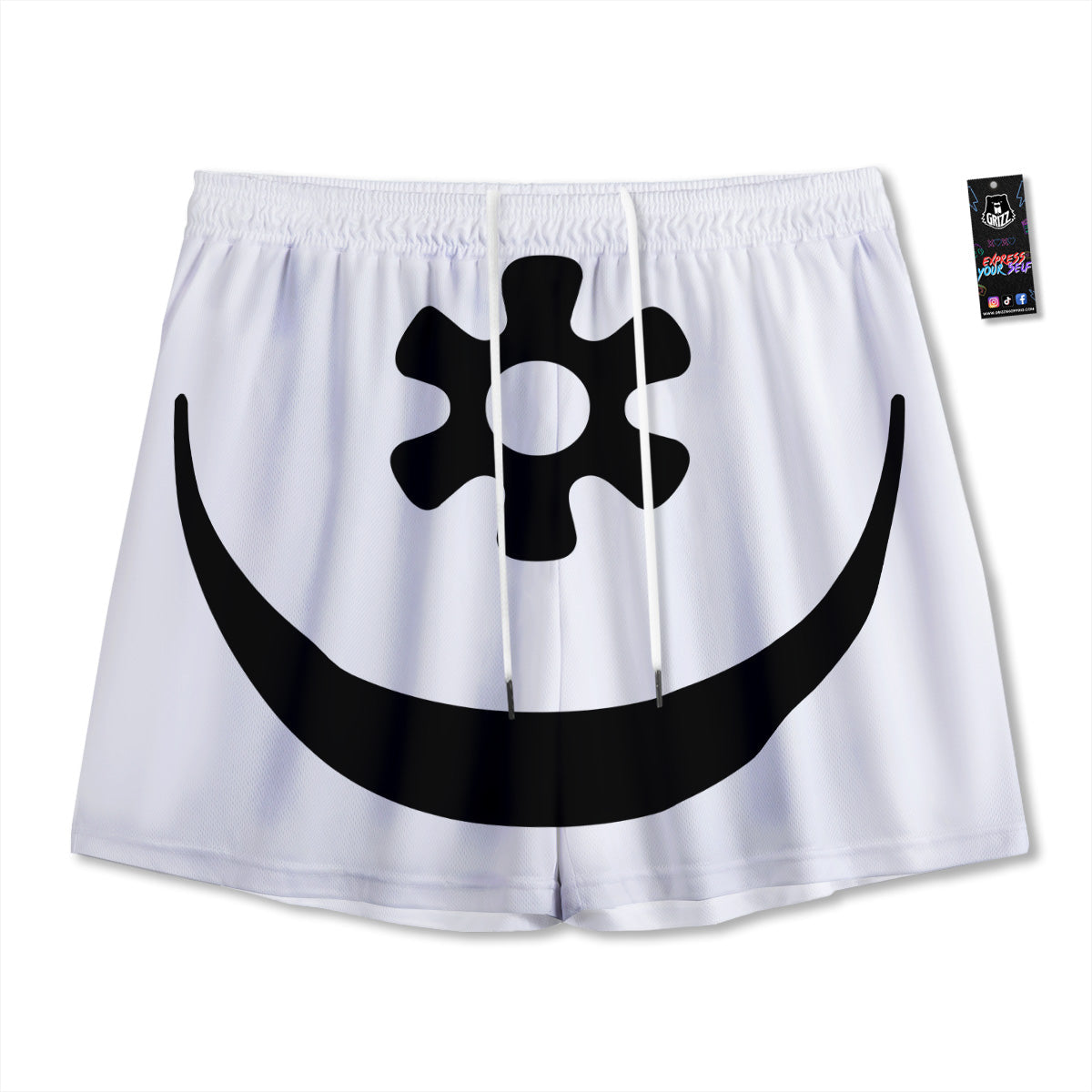 American Eagle Denim Print Pattern Mesh Shorts