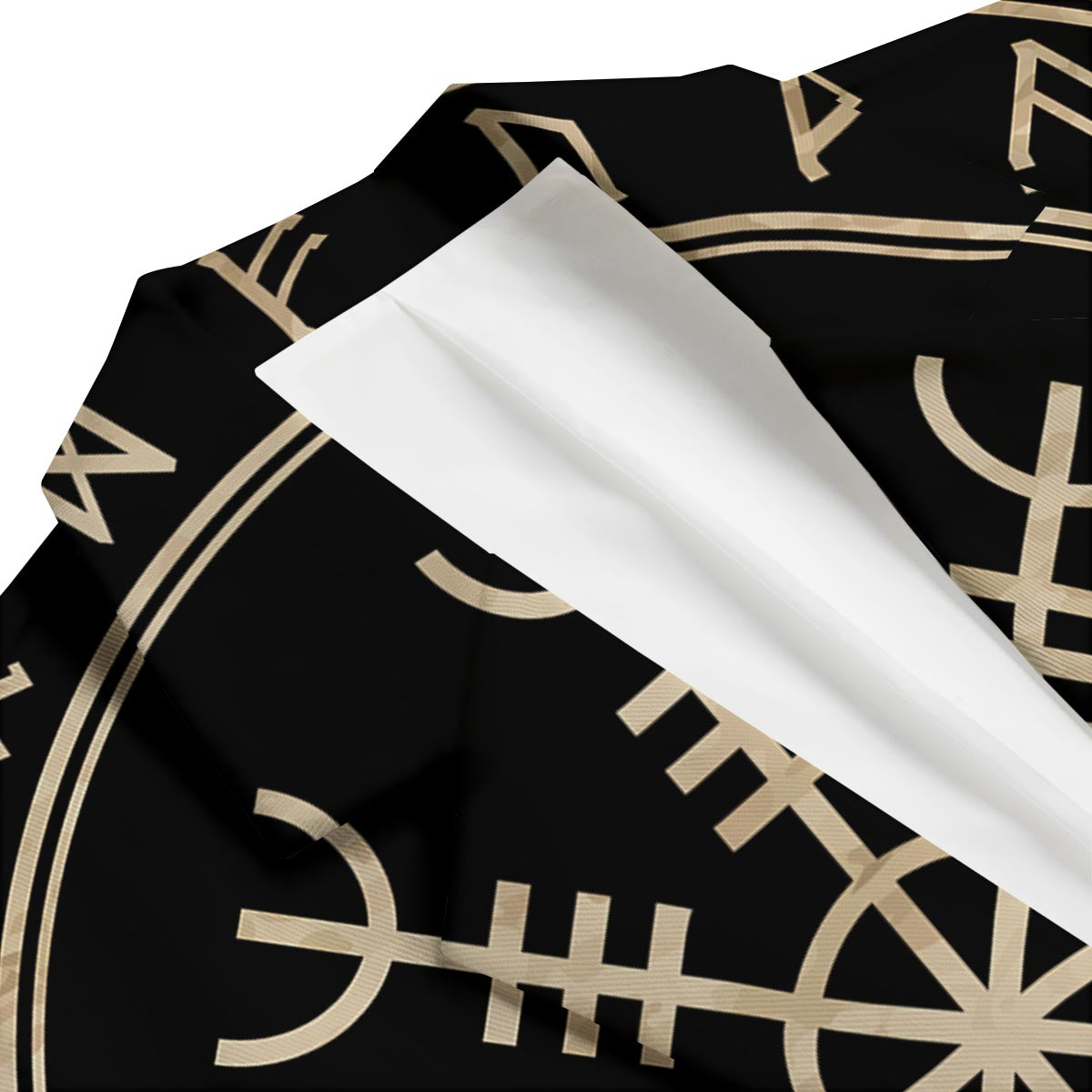 Aegishjalmur Viking Symbol Norse Men's Blazer-grizzshop