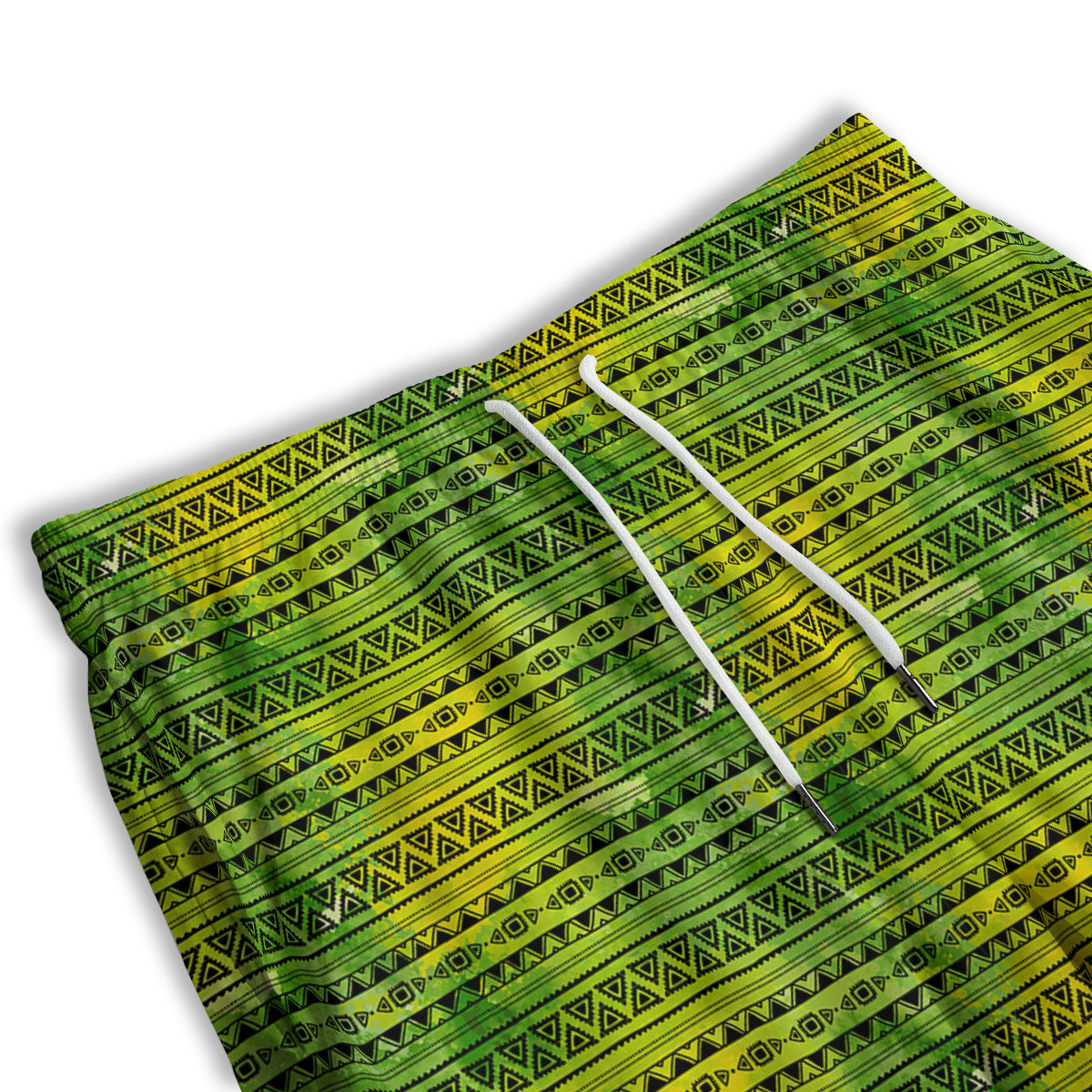 African Kente Print Pattern Men's Athletic Shorts