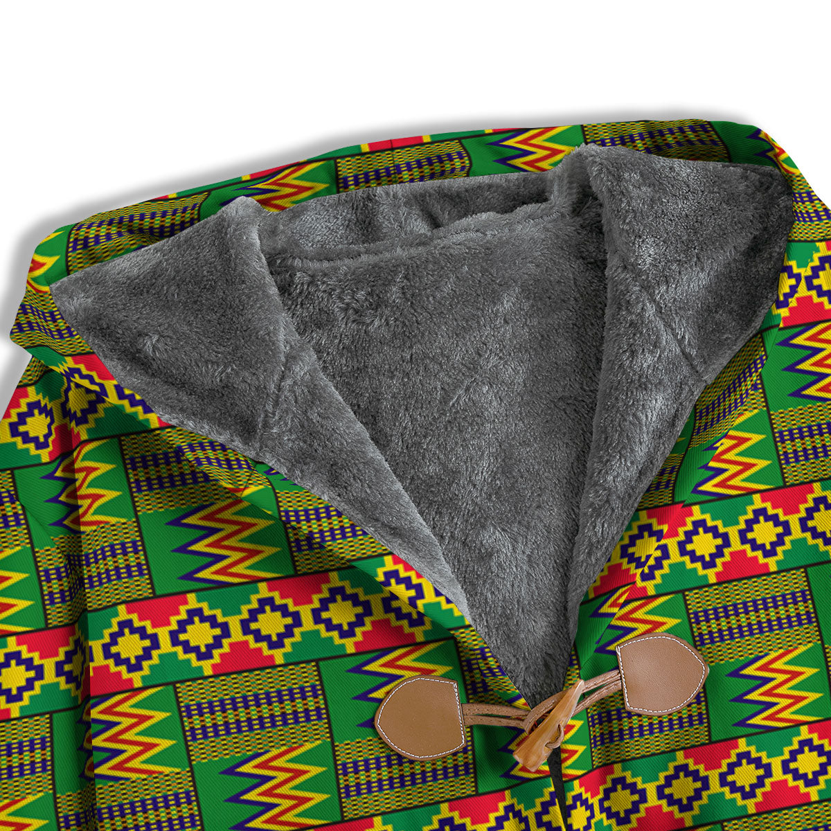 African Kente Print Pattern Men's Windbreaker Jacket-grizzshop