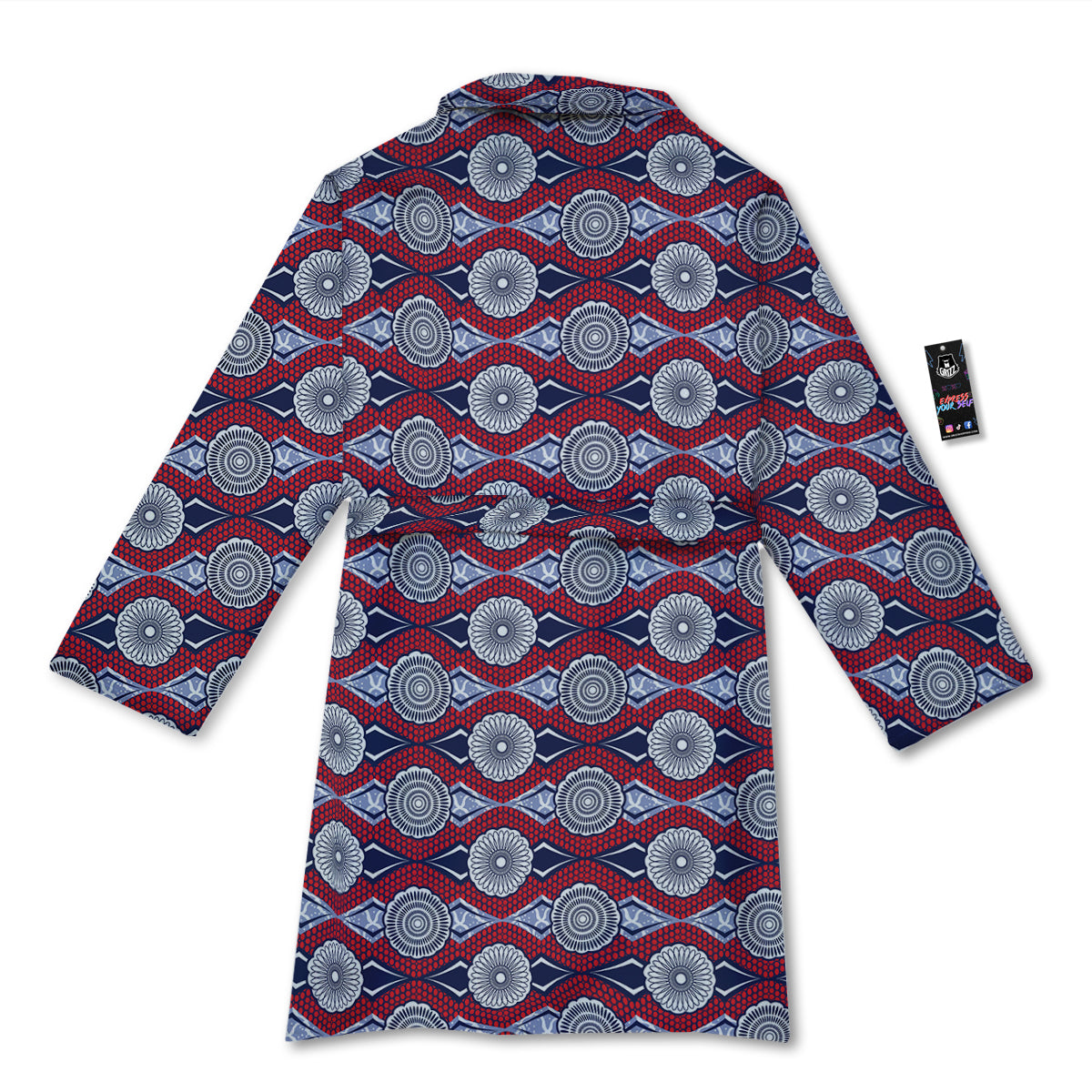African Kitenge Print Bathrobe-grizzshop