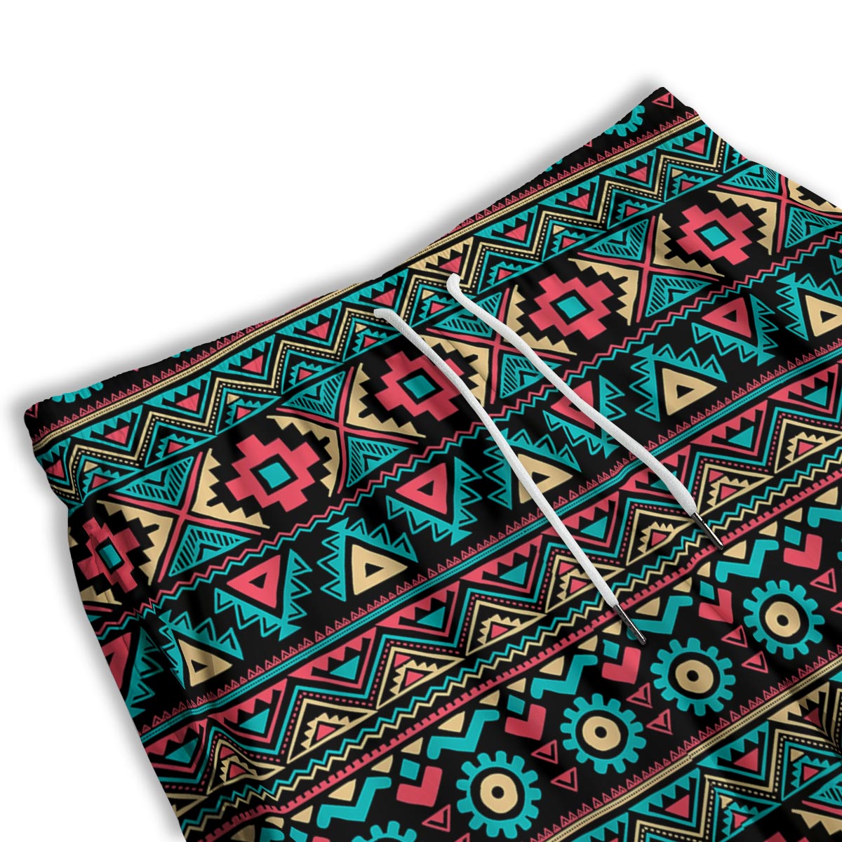 African Tribal Ethnic Print Pattern Men's Athletic Shorts