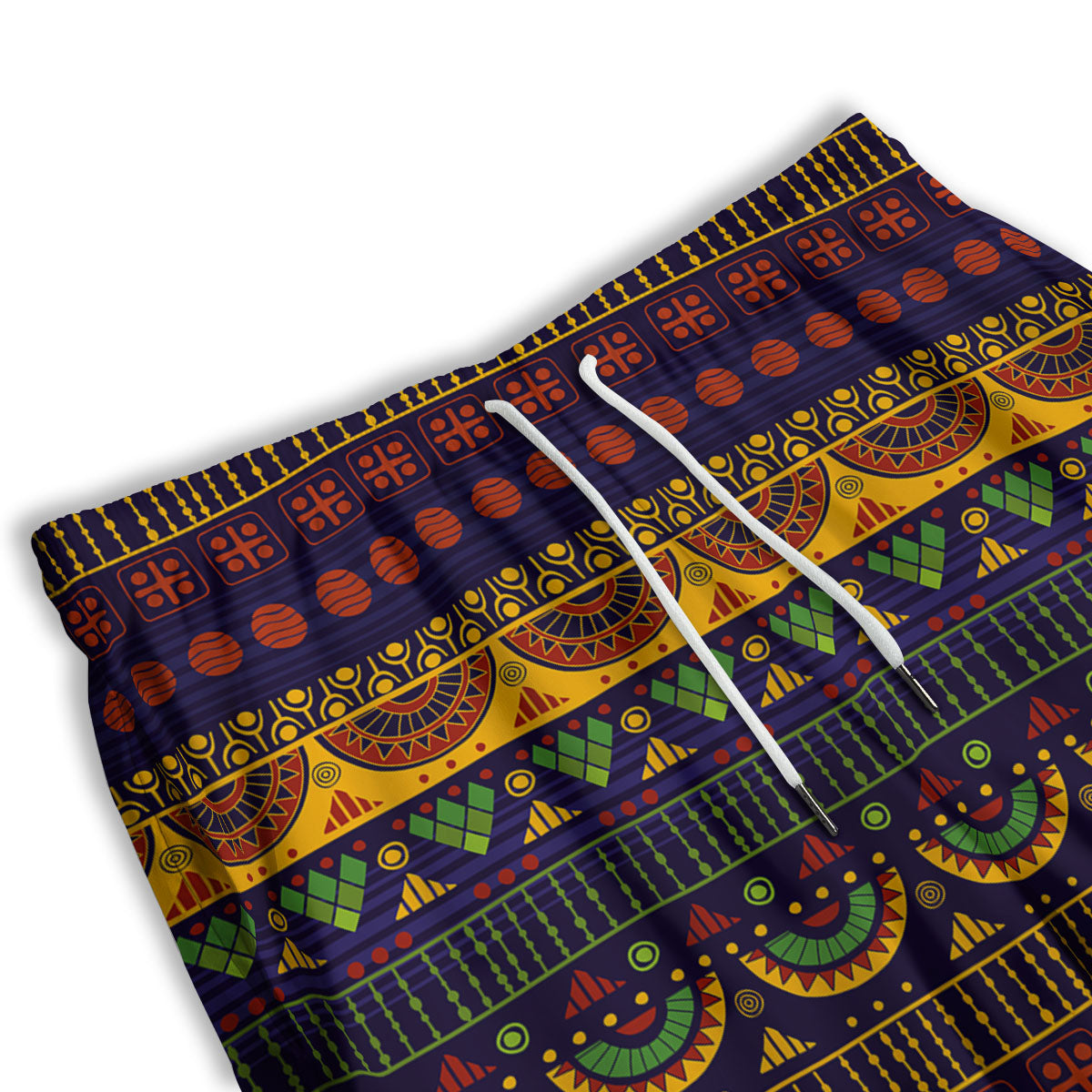 African Tribal Native Print Pattern Men's Athletic Shorts
