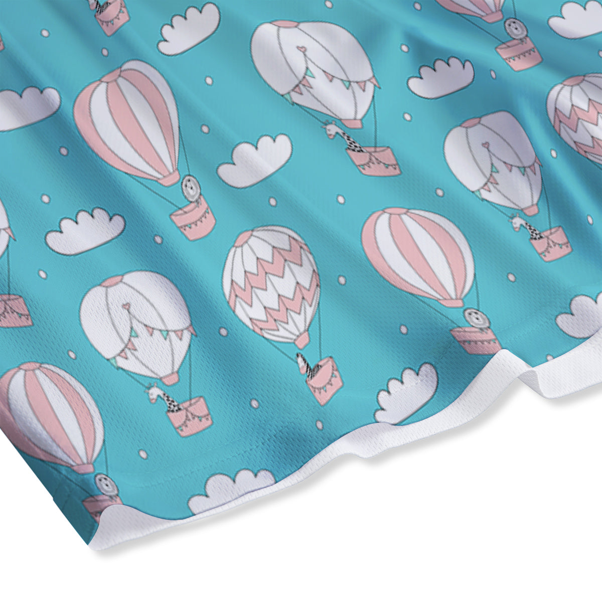 Alien Face Grey Print Pattern Mesh Shorts