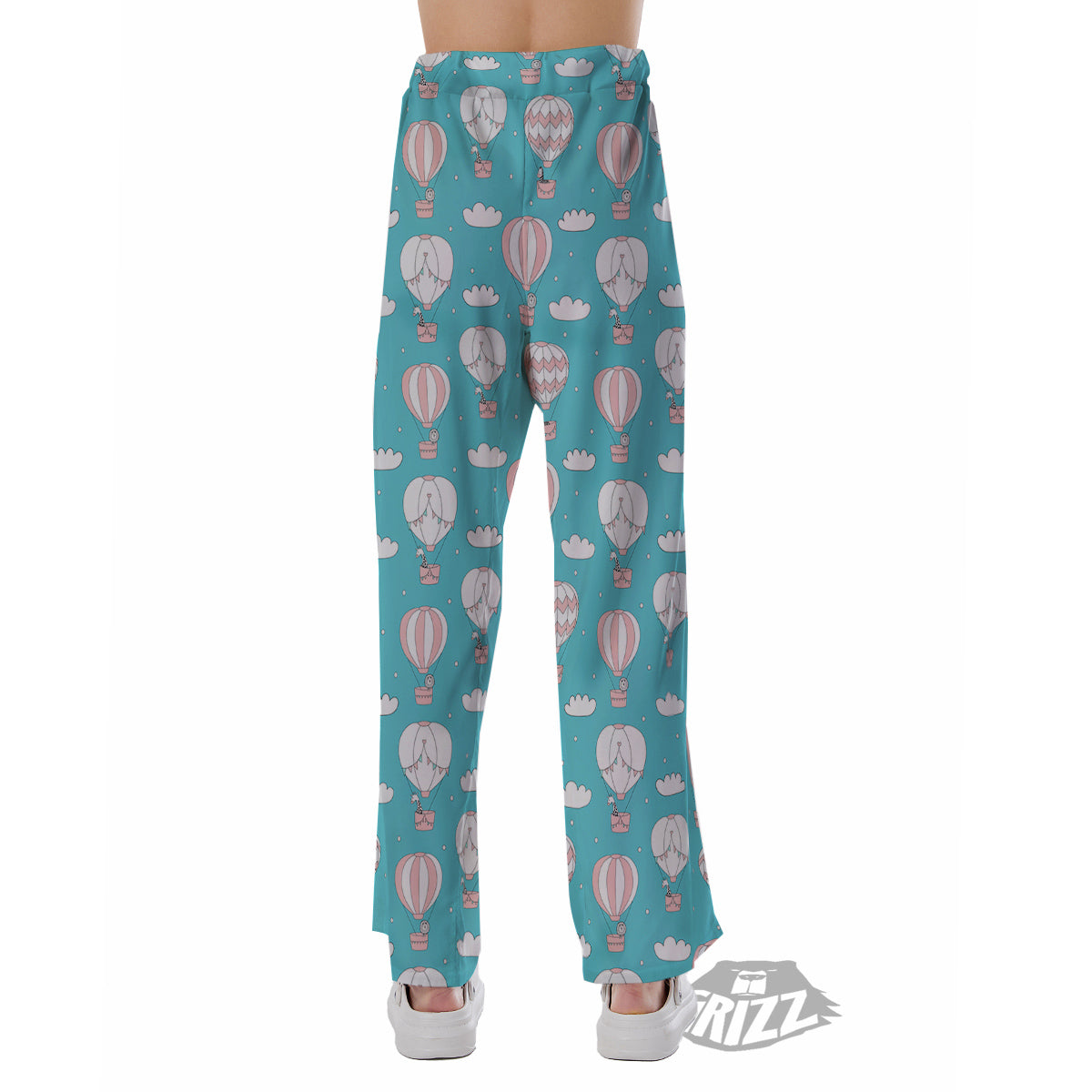 Air Balloon Cartoon Print Pattern Pajama Pants-grizzshop