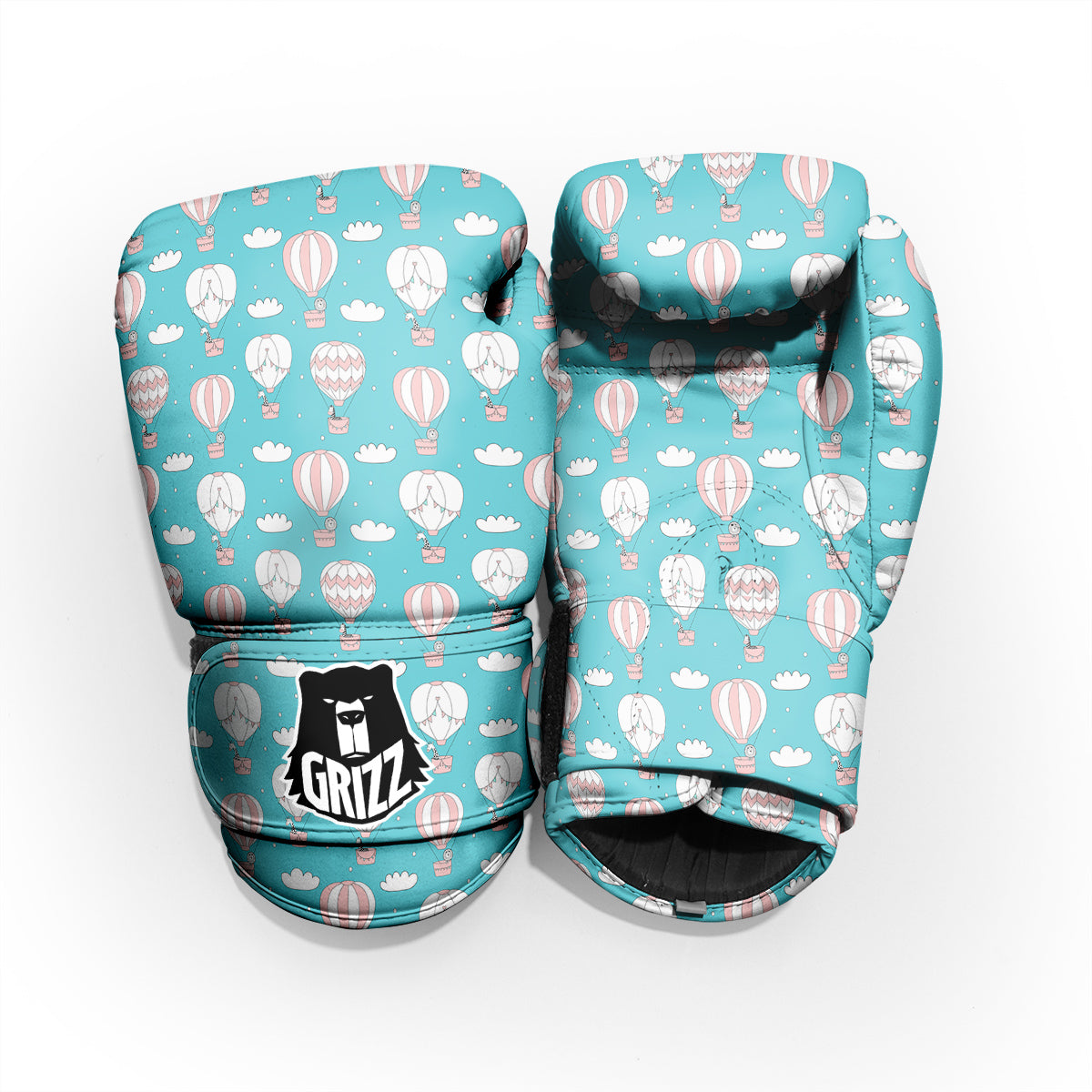 Air Balloon Cartoon Print Pattern Pro Boxing Glove
