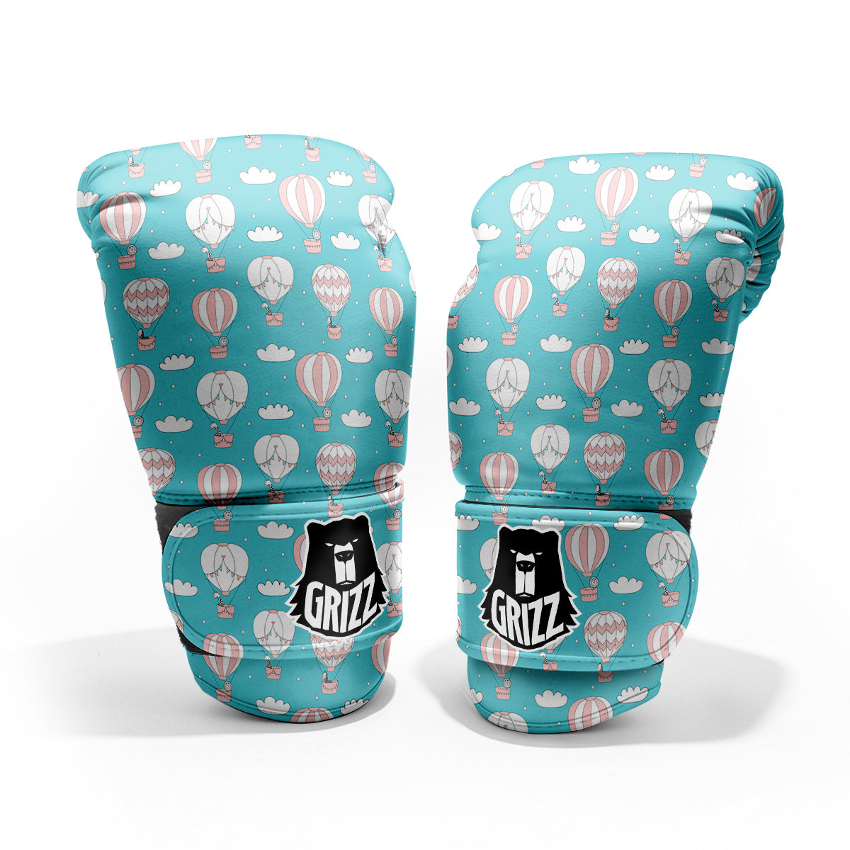 Air Balloon Cartoon Print Pattern Pro Boxing Glove