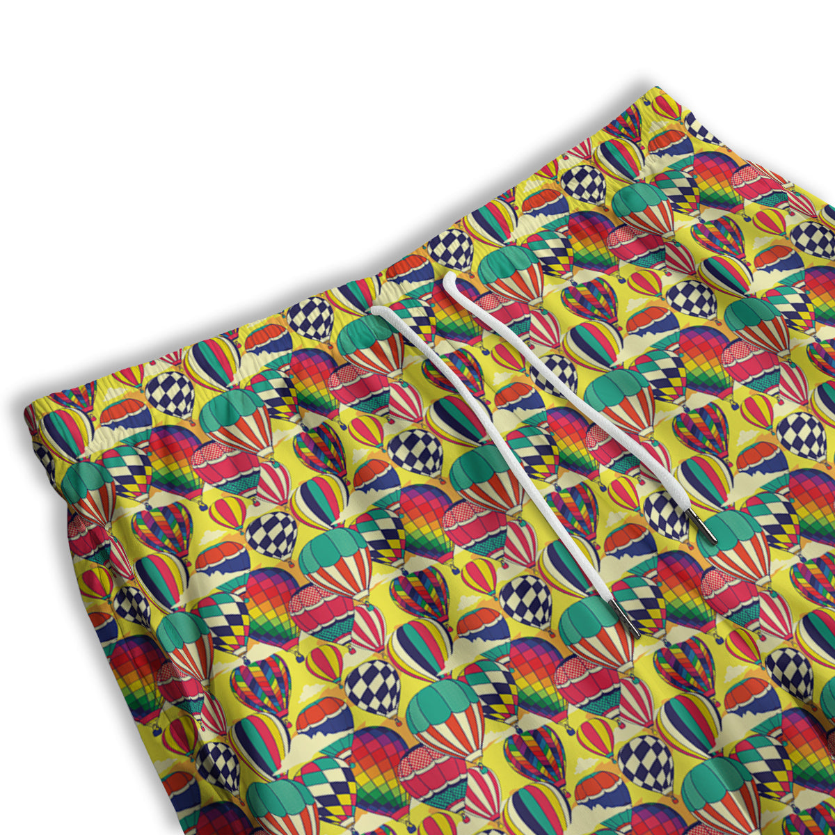 Air Balloon Colorful Print Pattern Men's Athletic Shorts