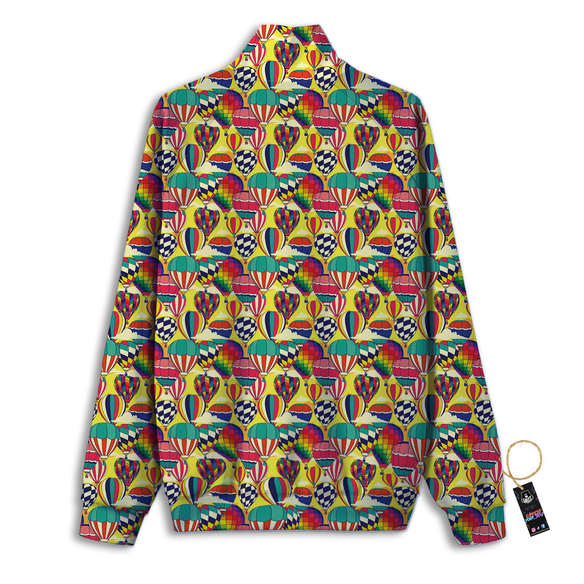 Air Balloon Colorful Print Pattern Track Jacket-grizzshop