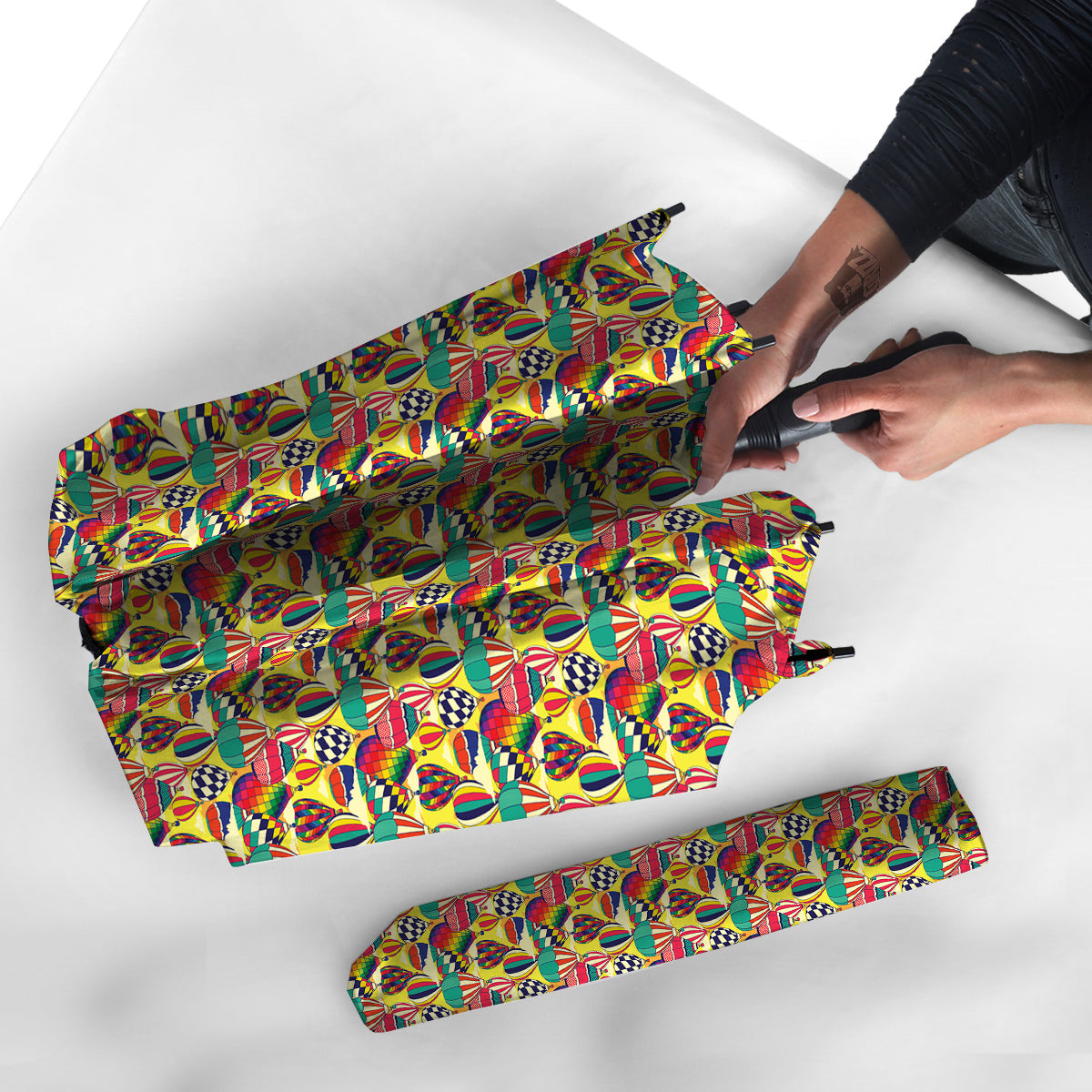 Air Balloon Colorful Print Pattern Umbrella-grizzshop